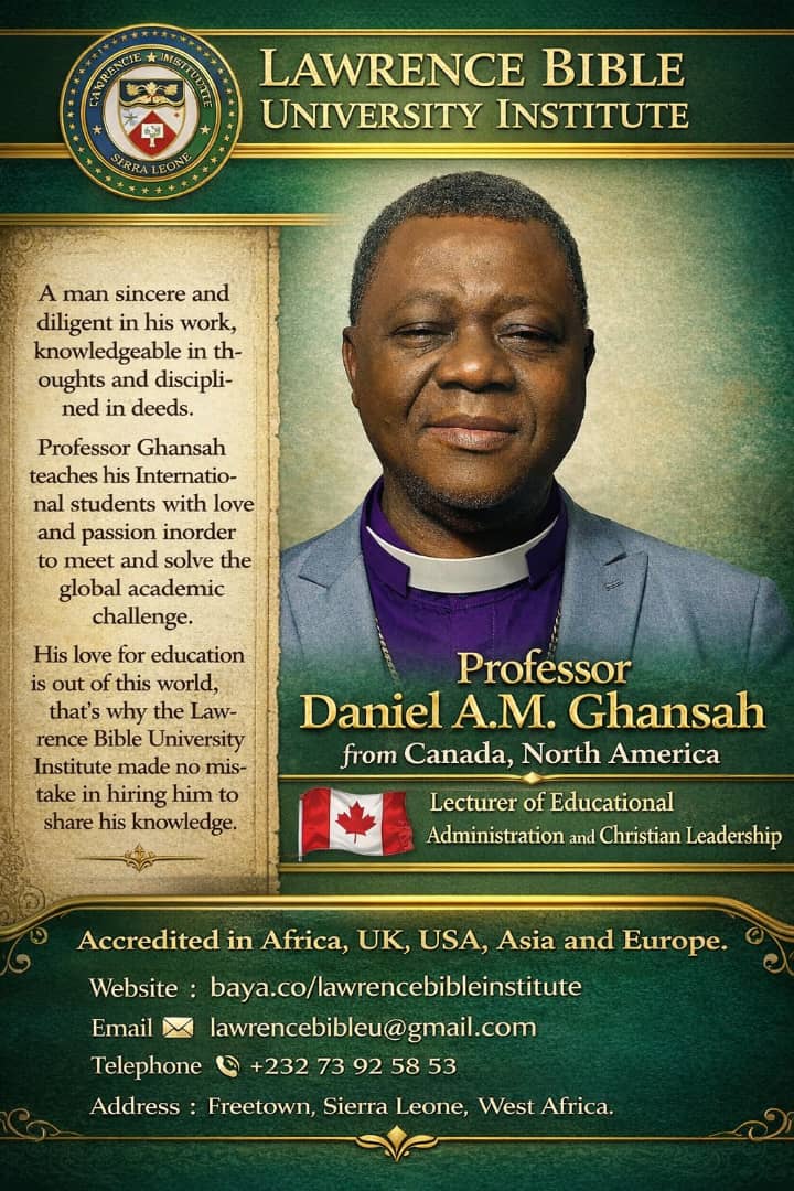 Bishop Prof. Daniel A.M. Ghansah